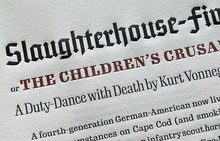 <cite>Slaughterhouse-Five</cite> by Kurt Vonnegut (Suntup Editions)