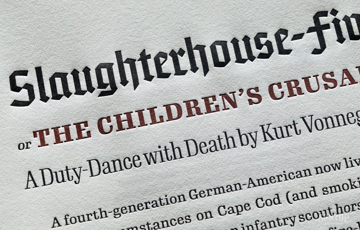 Slaughterhouse-Five by Kurt Vonnegut (Suntup Editions) 1