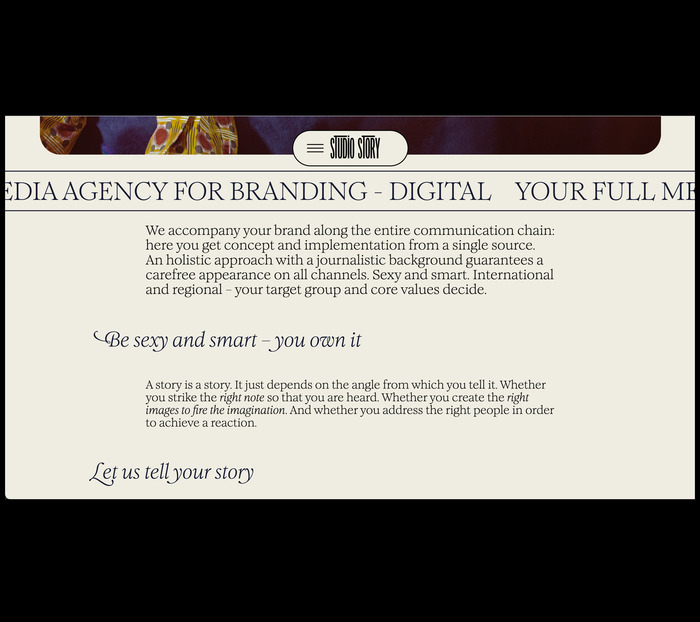 Studio Story website 4