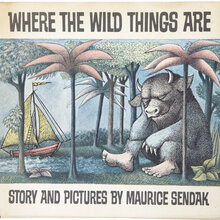 <cite>Where the Wild Things Are</cite> by Maurice Sendak (Harper &amp; Row first edition)