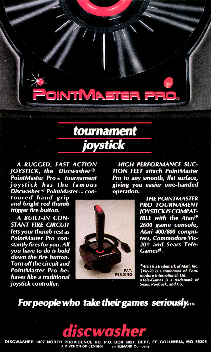 Print ad (cropped) from Electronic Fun with Computers &amp; Games magazine, May, 1983