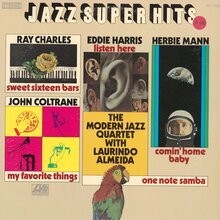 <span>Various Artists – <cite>Jazz Super Hits Vols. 1 and 2</cite> album art</span>