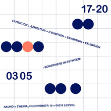 <cite>Somewhere in Between</cite> exhibition posters