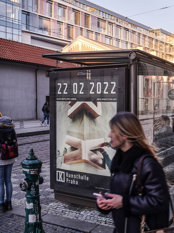 Kunsthalle Praha visual identity and signs 6