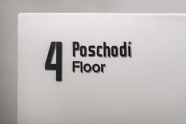 Wayfinding in the museum, combining Kunst and Suisse Int’l