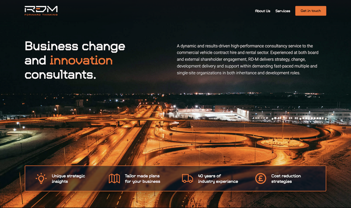 Rapid Dyne Management website 1