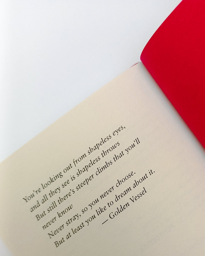 Detail from the colophon using Sabon Italic