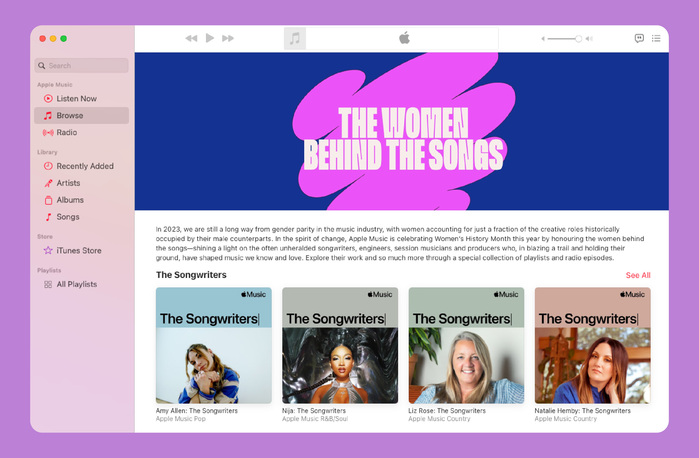 International Women’s Day / Women’s History Month 2023 by Apple 2