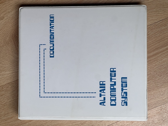 Cover of the documentation for the Altair Computer System