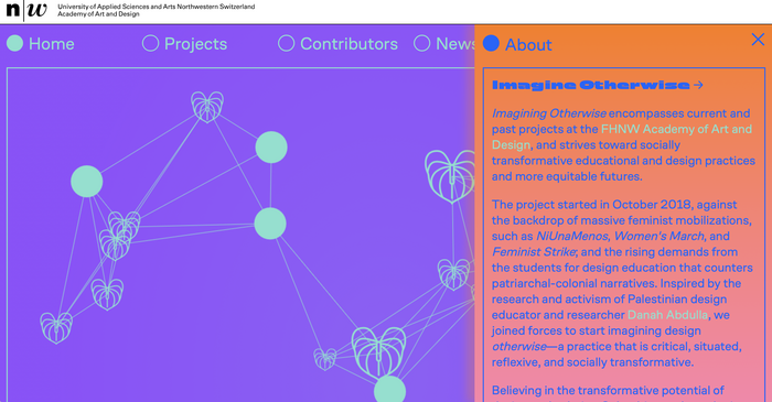 Imagining Otherwise website 1