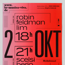 Musica Viva concert poster, Oct 2, 2020