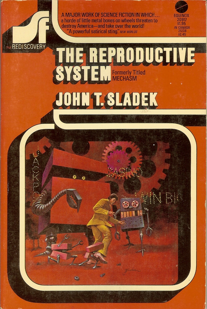 #3, The Reproductive System by John T. Sladek. Cover art by 