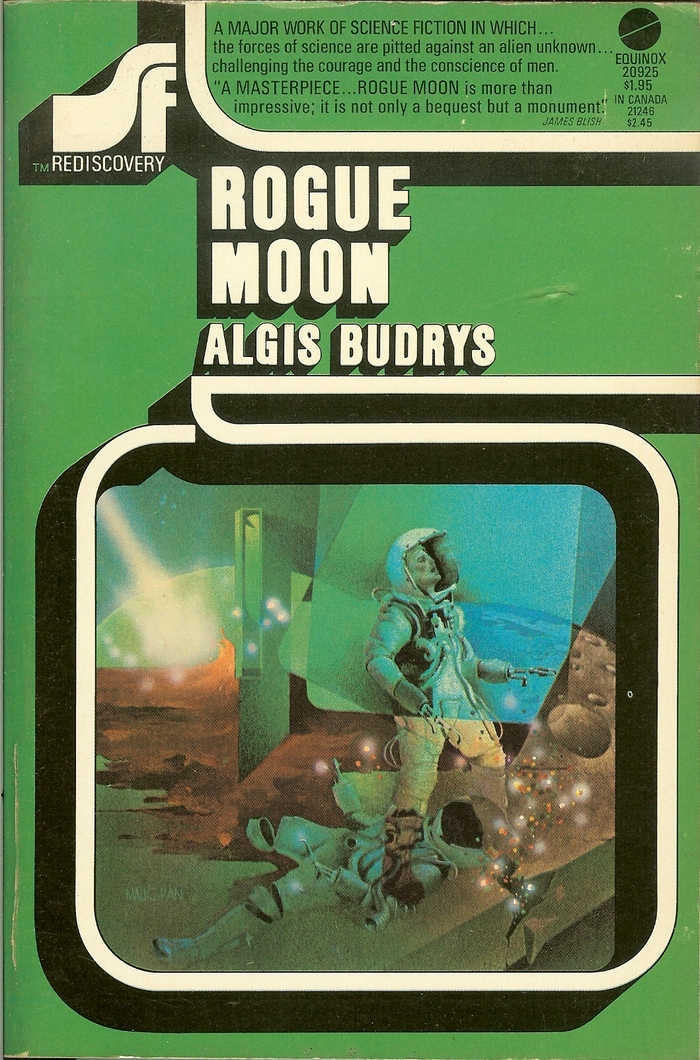 #4, Rogue Moon by Algis Budrys. Cover art by William Maughan.
