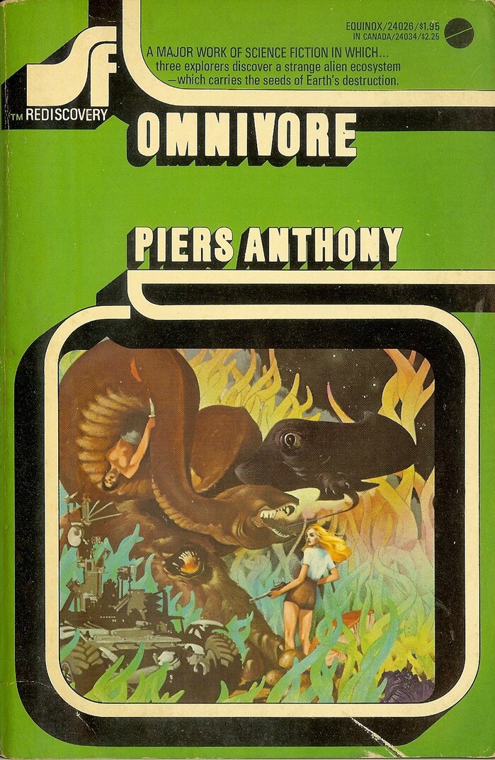 #8, Omnivore by Piers Anthony. Cover art by Bill Maughan.