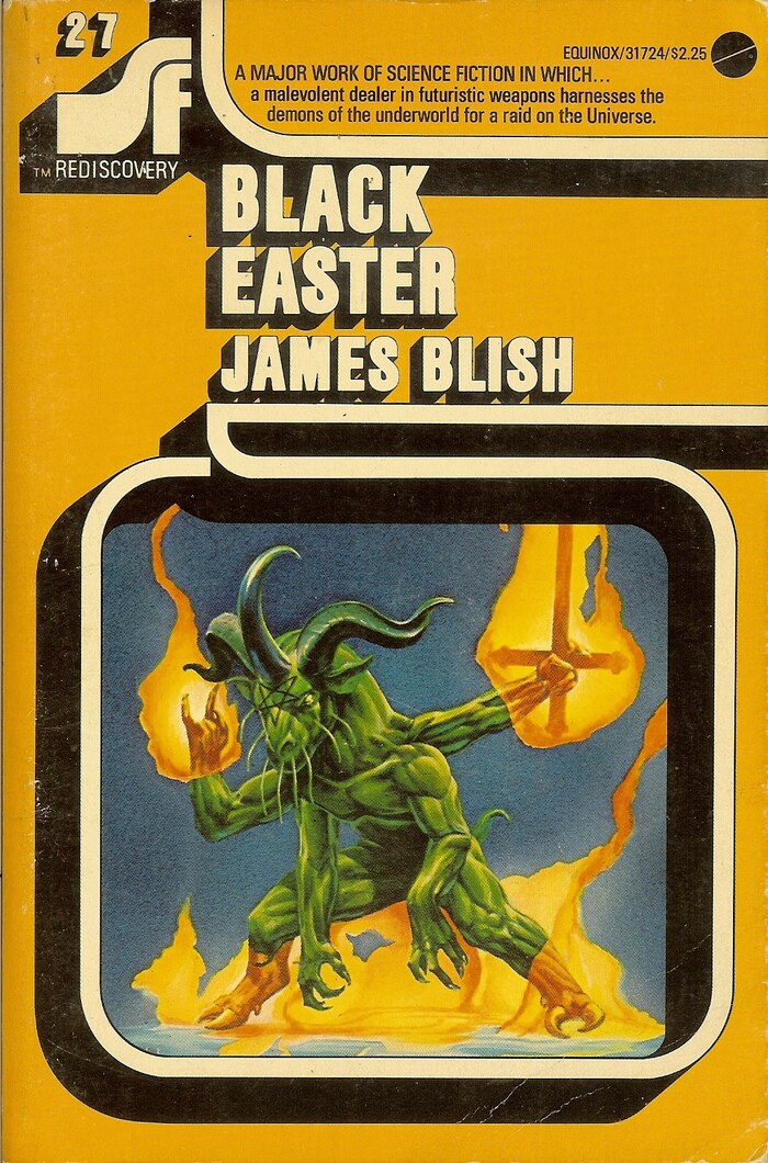 #27, Black Easter by James Blish. Cover artist unknown.