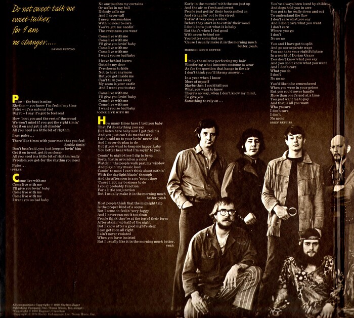 Ten Wheel Drive with Genya Ravan &ndash; Brief Replies album art 2