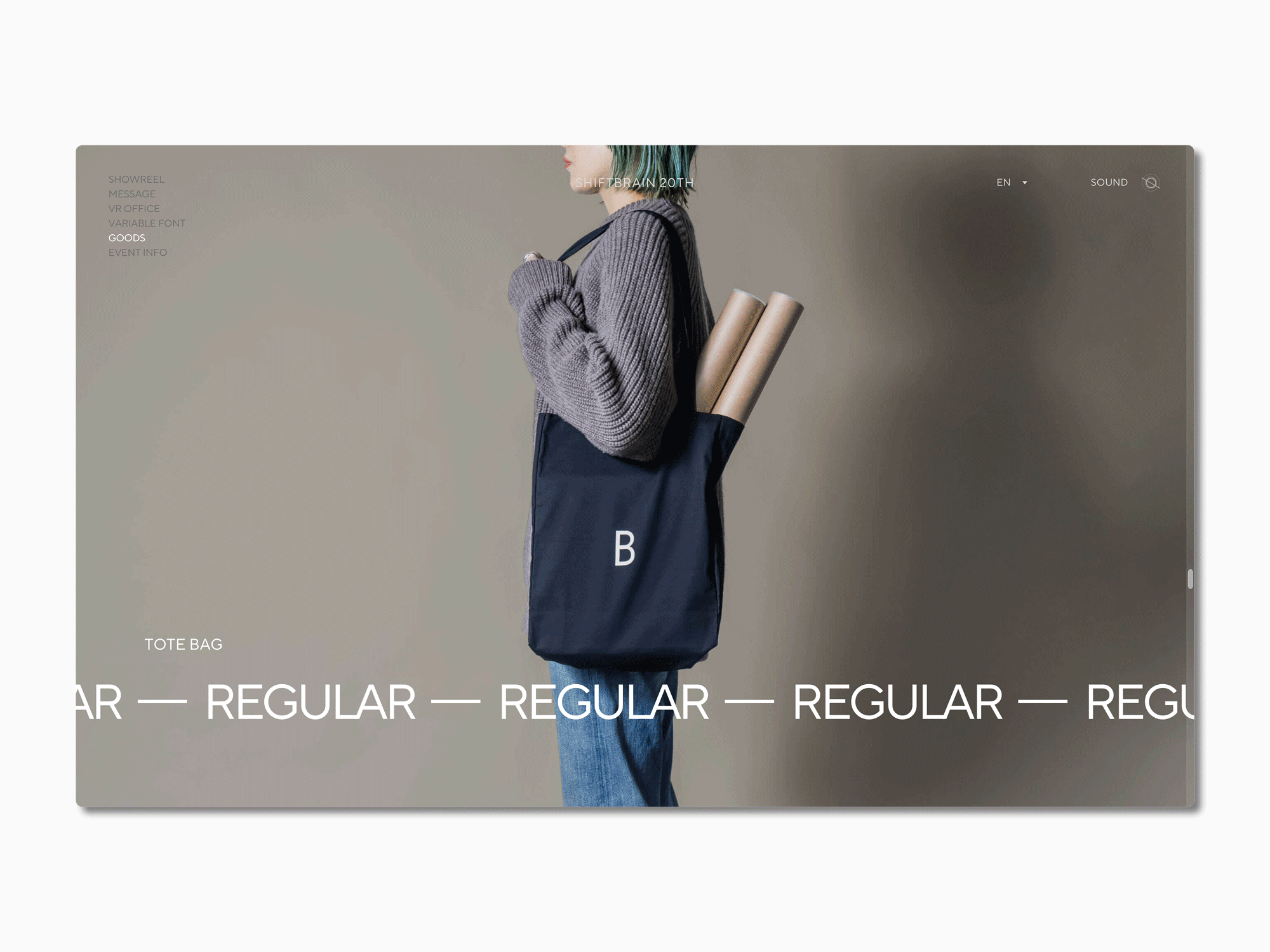 SHIFTBRAIN 20th anniversary website 8