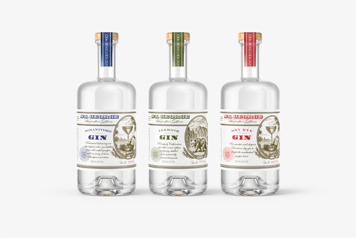 St. George’s three gin variations are named Botanivore Gin, Terroir Gin, and Dry Rye Gin.
