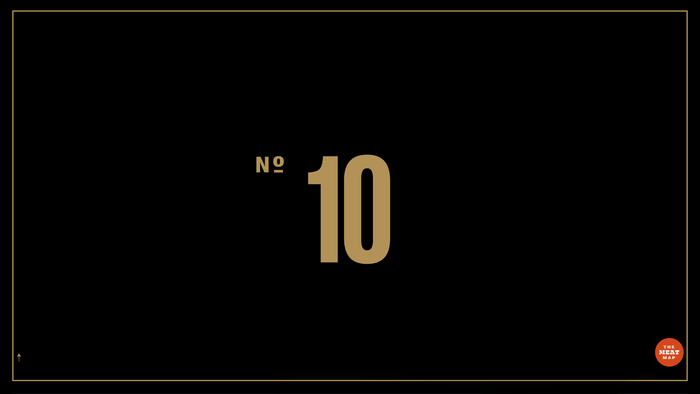 Count down title cards, set in Right Grotesk Tight
