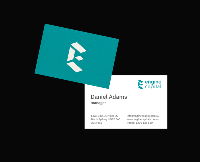 Engine Capital visual identity 2