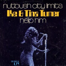 Ike &amp; Tina Turner – “Nutbush City Limits” / “Help Him” German single cover