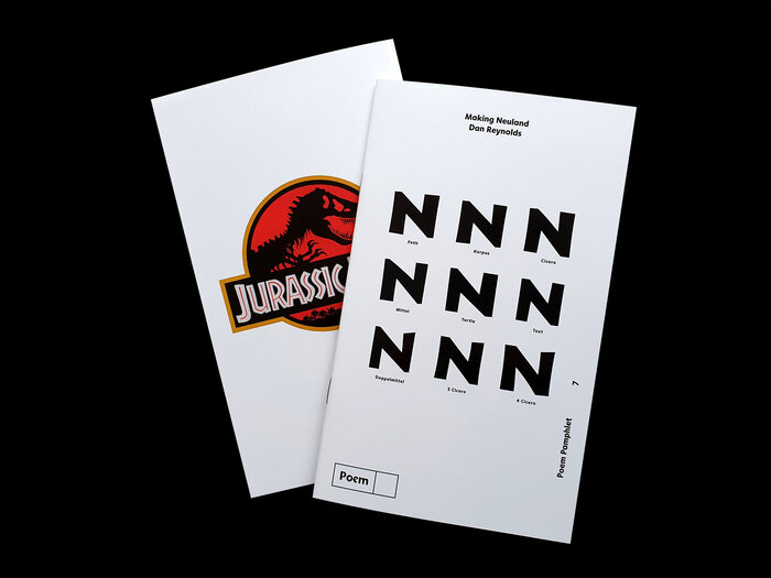 Making Neuland by Dan Reynolds, Poem Pamphlet No.&nbsp;7 1