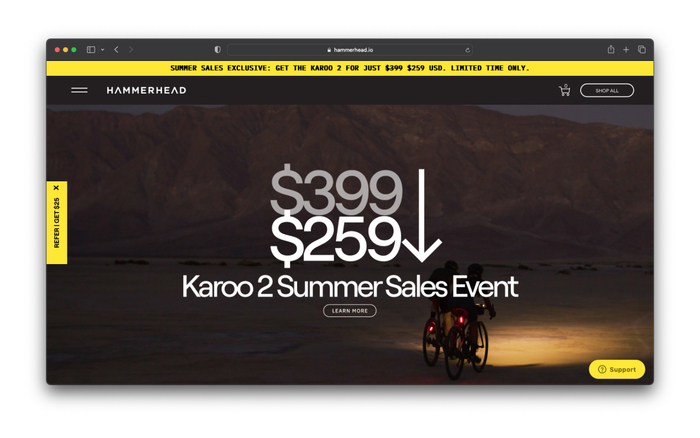 Hammerhead summer sales event 2