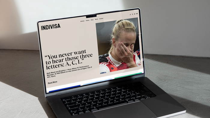 Homepage with headlines in Tobias SemiBold and intro text in Union Regular