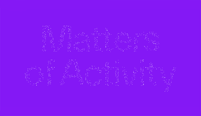 Matters of Activity 1