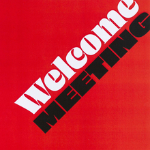 Stanford Christian Students Welcome Meeting Poster