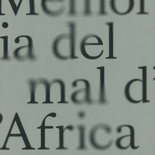 <cite>Memoria del Mal d’Africa</cite>