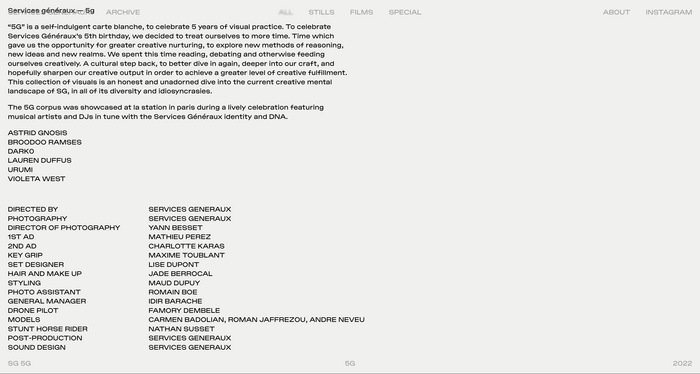 Services Généraux 9