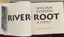<cite>River-Root: A Syzygy</cite> by William Everson (<span>Broken Moon Press)</span>