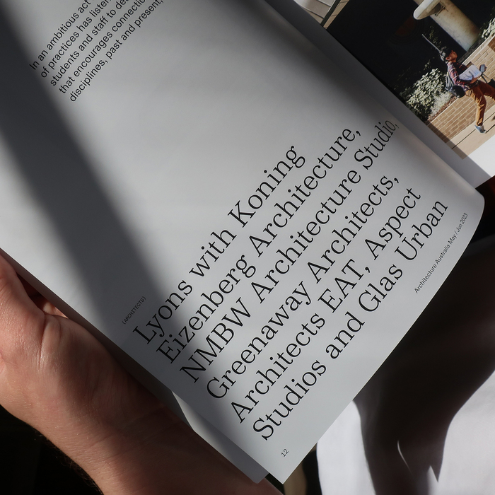 Architecture Australia magazine 2