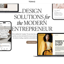 Tonic Site Shop website