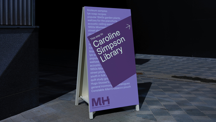 Museums of History NSW visual identity 4