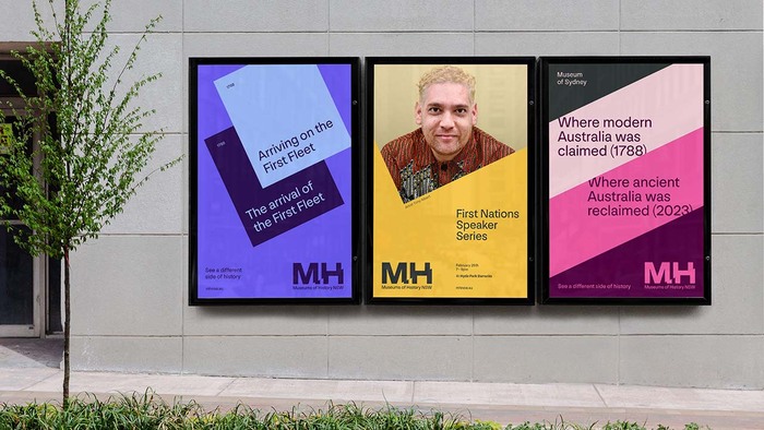 Museums of History NSW visual identity 5
