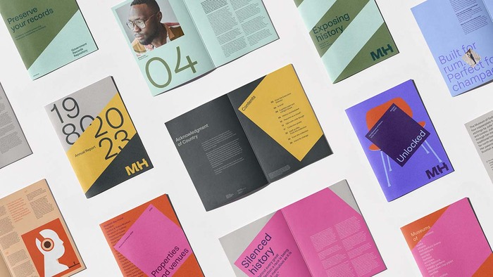 Museums of History NSW visual identity 9