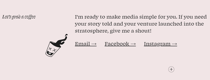 DIO Media portfolio website 3