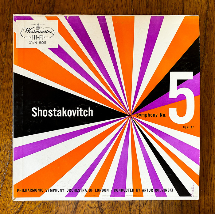 Royal Philharmonic Orchestra – Shostakovitch Symphony No. 5 album art