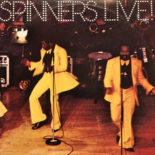 The Spinners – <cite>Spinners Live!</cite> album art