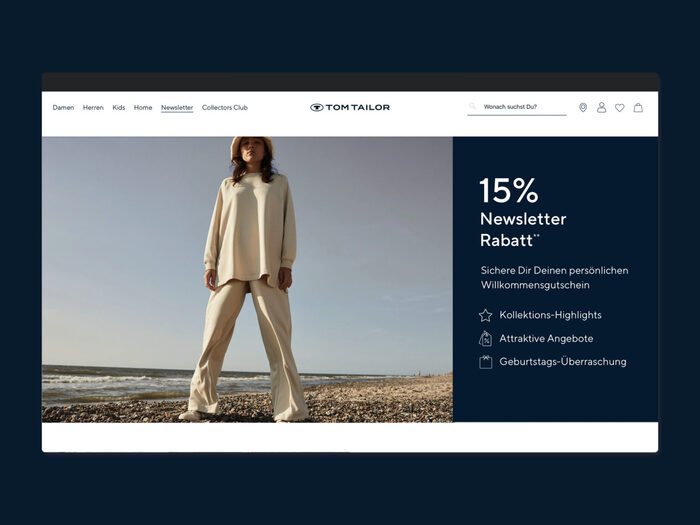 Tom Tailor website 2