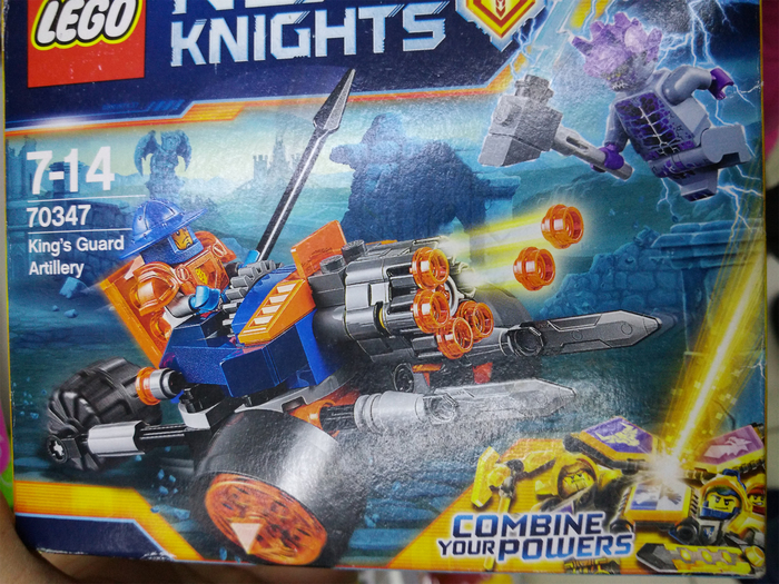 LEGO Set 70347: Nexo Knights King’s Guard Artillery