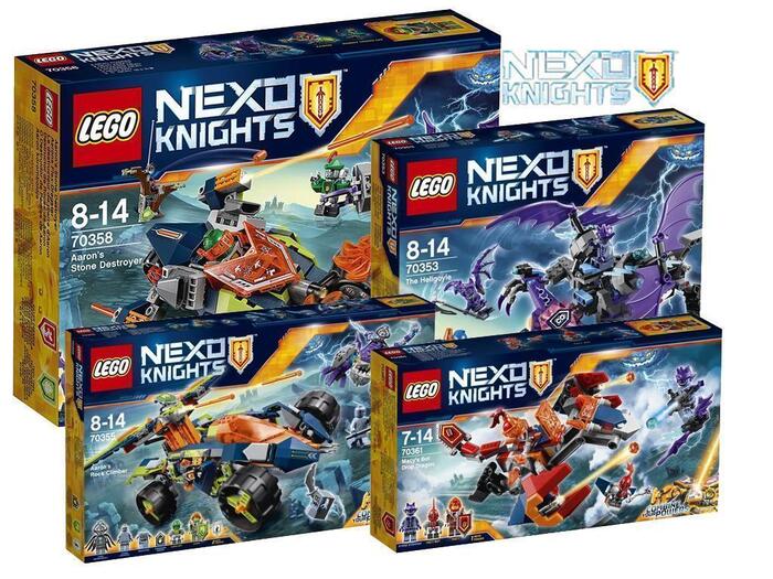 Various LEGO Sets from the Nexo Knights series