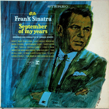 Frank Sinatra – <cite>September of My Years</cite> album art