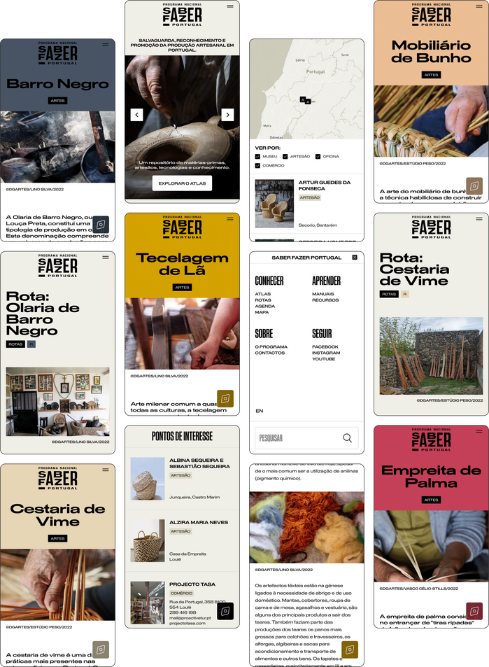 Saber Fazer website 10
