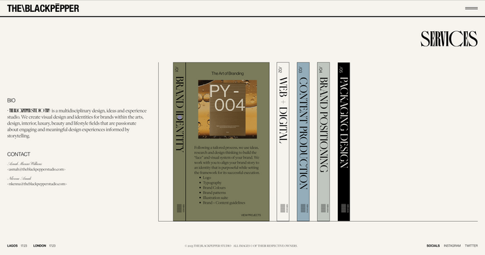 The Blackpepper Studio (TBP) website 3