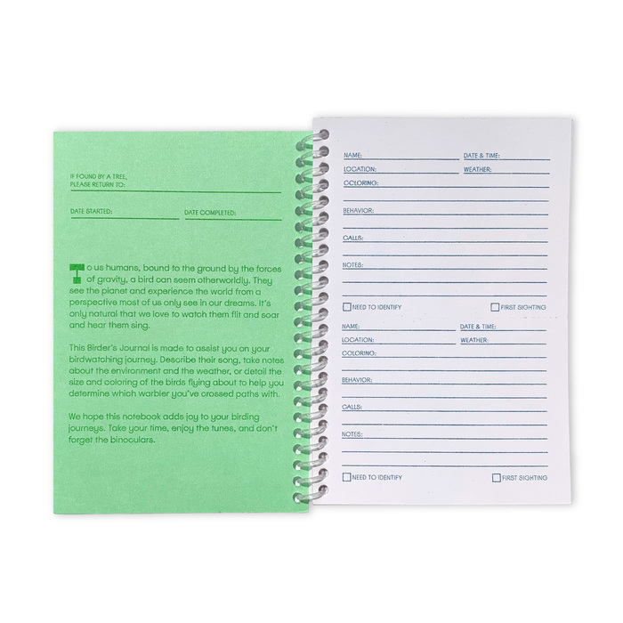 Birder’s Journal and Forager’s Log notebooks 4