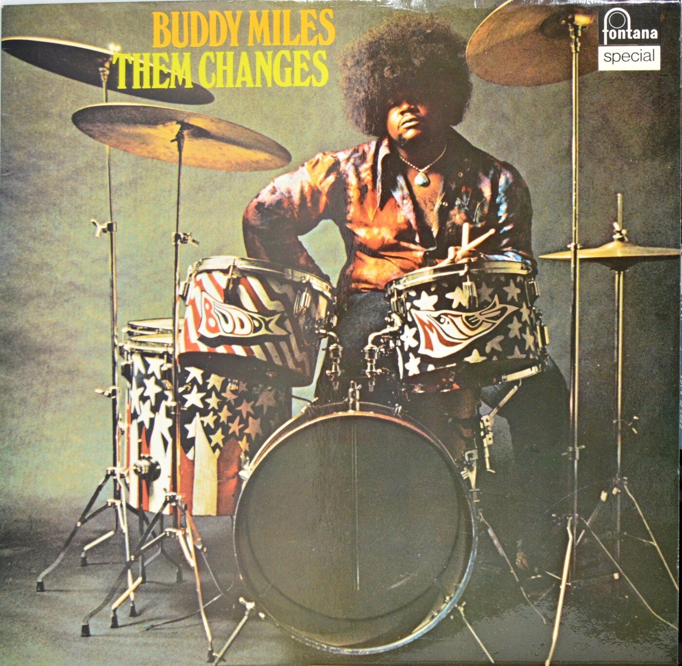 Buddy Miles – Them Changes album art - Fonts In Use