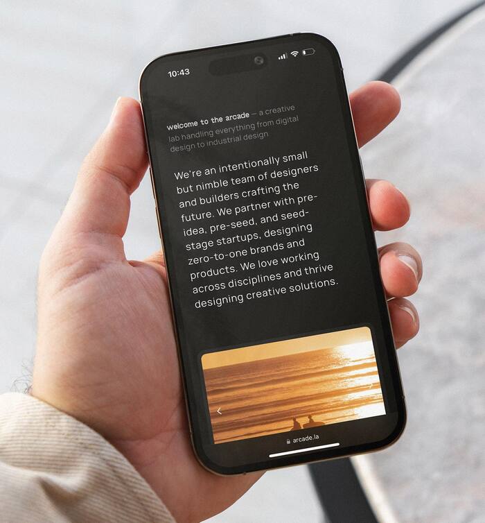 Arcade Labs website 2